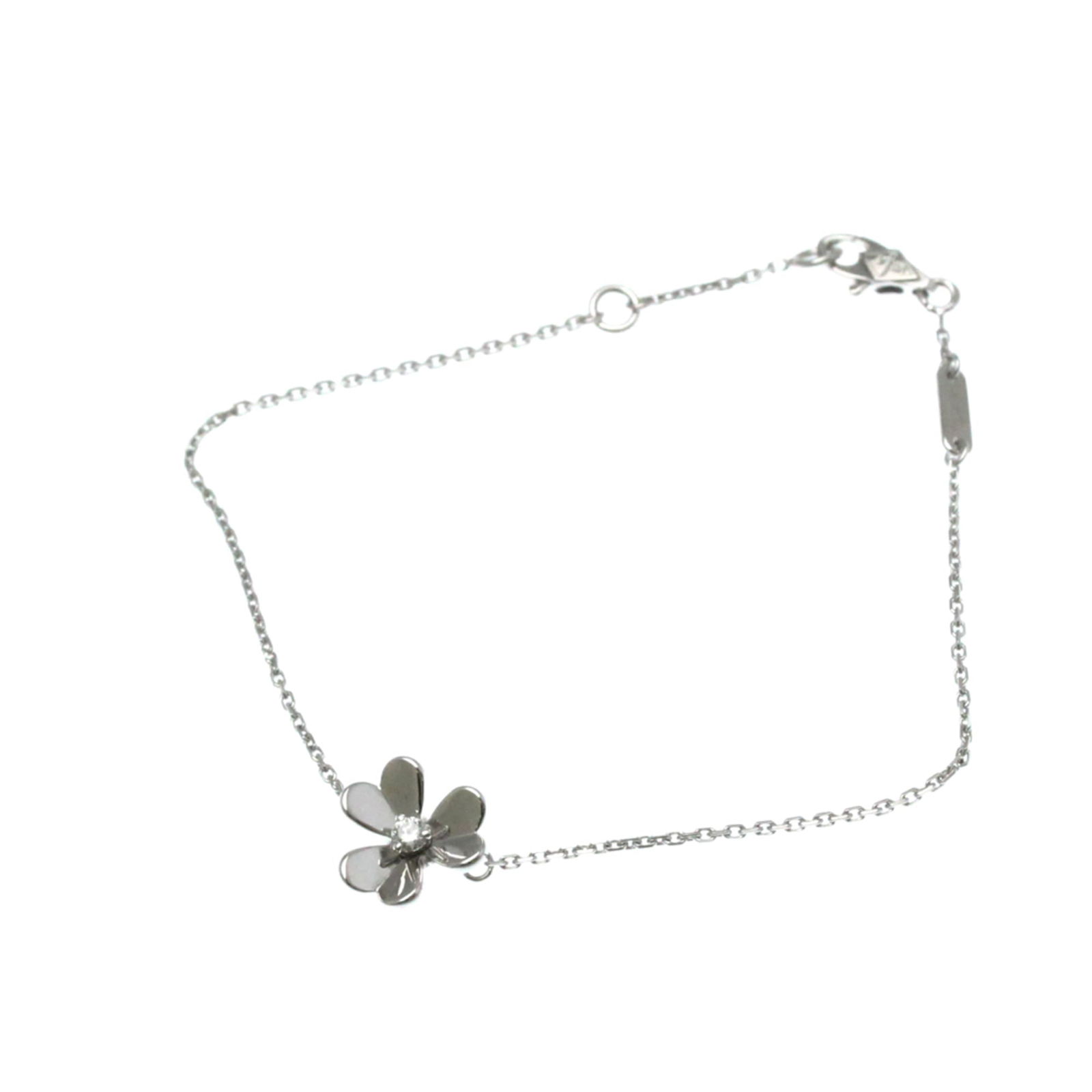 (18K) Van Cleef & Arpels Charm Bracelet White Gold: (18K) Van Cleef & Arpels Charm Bracelet White Gold This listing features (18K) Van Cleef & Arpels Charm Bracelet White Gold. Item specifics are provided below. Item Specifics: Brand: Van Cleef &