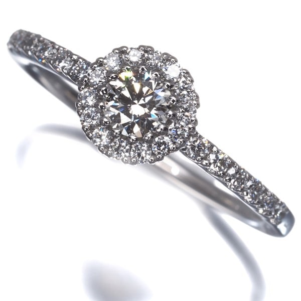 Platinum Diamond 0.216Ct/ 0.23Ct Ring 950 (1 of 5)