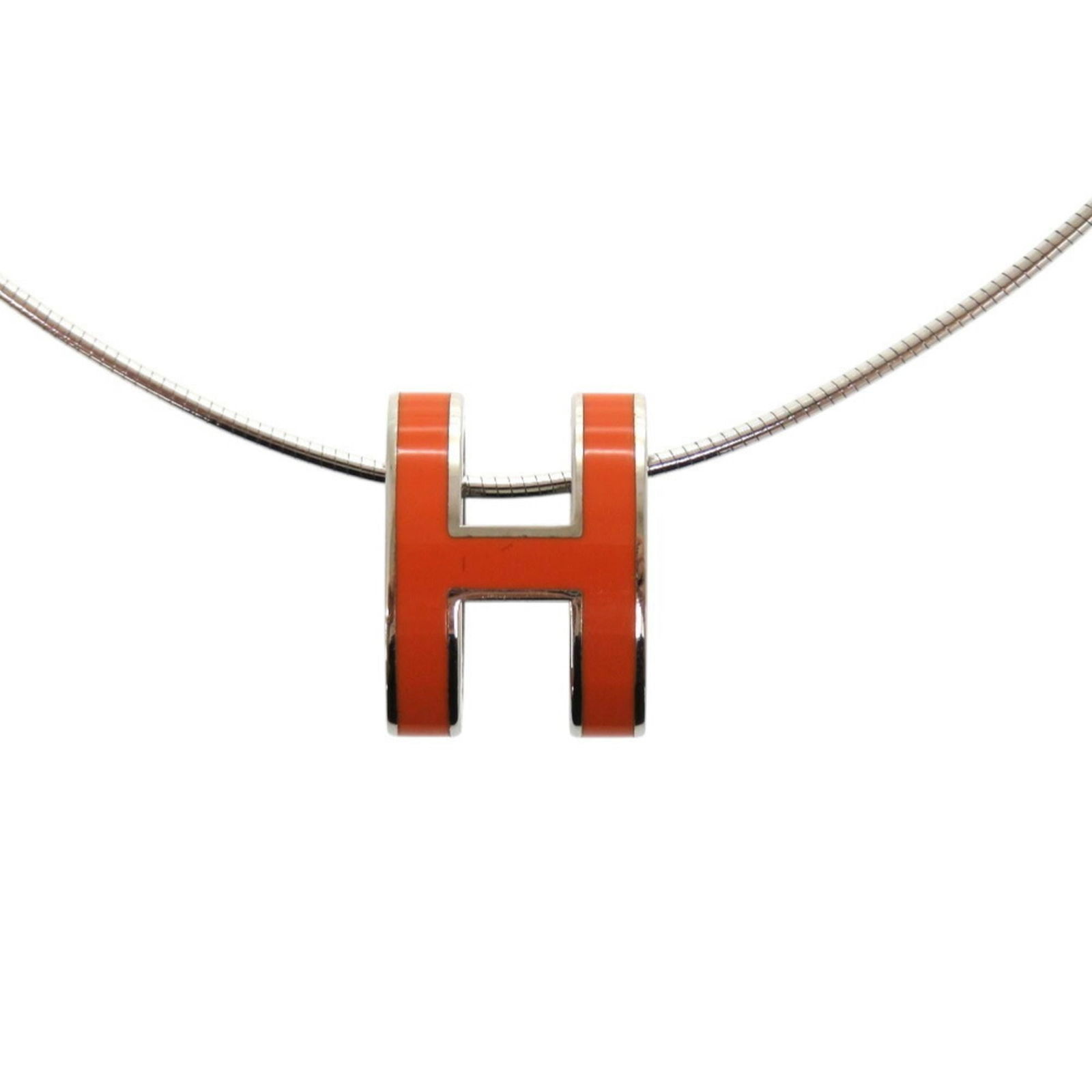 0784HERMES Hermes Wire Pop Ash H Metal Orange Necklace: 0784HERMES Hermes Wire Pop Ash H Metal Orange Necklace This listing features 0784HERMES Hermes Wire Pop Ash H Metal Orange Necklace. Item specifics are provided below. Item Specifics: Brand: Hermes