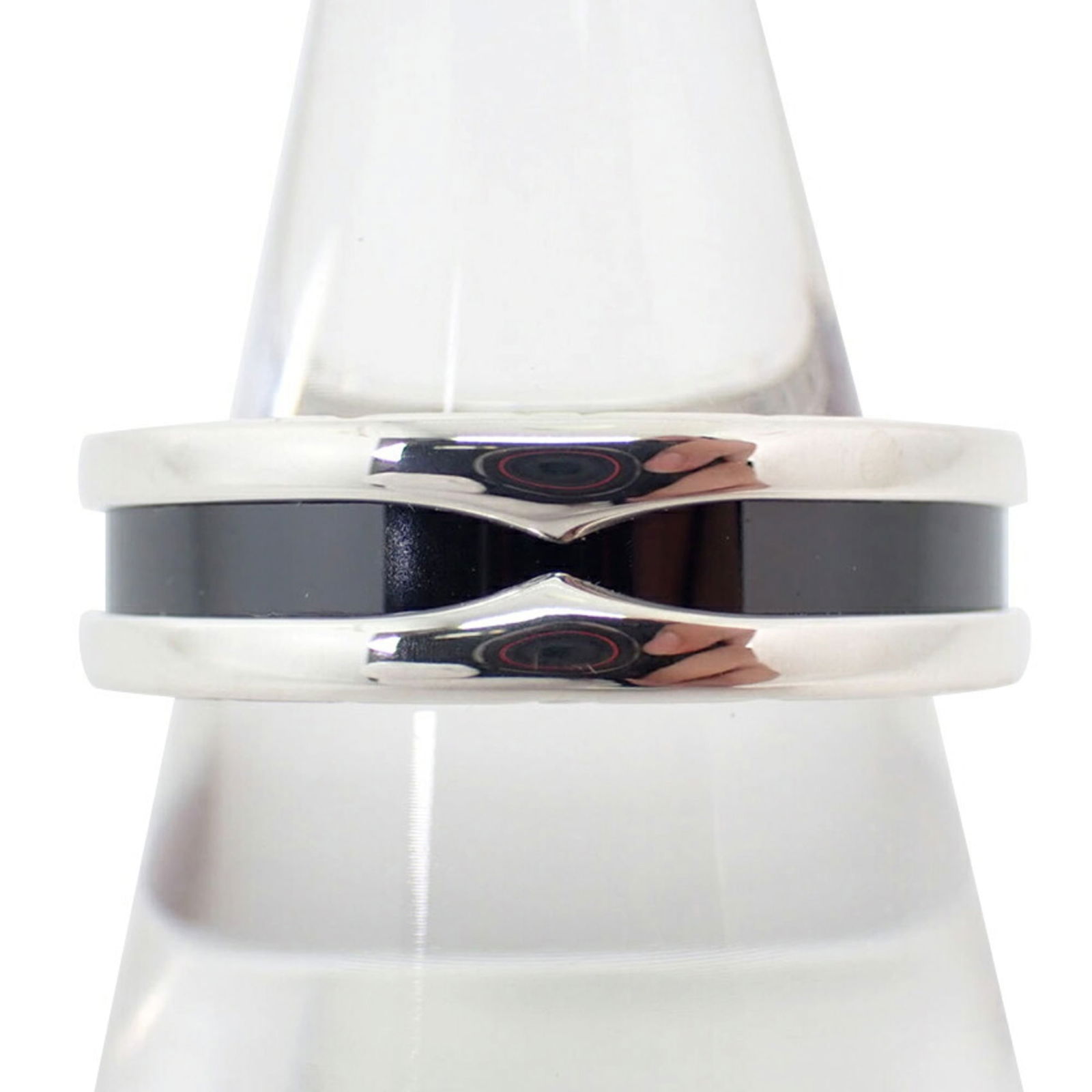 Sterling Silver 925 - Bvlgari Band Ring Ceramic: Sterling Silver 925 - Bvlgari Band Ring Ceramic This listing features Sterling Silver 925 - Bvlgari Band Ring Ceramic. Item specifics are provided below. Item Specifics: Brand: Bvlgari Type: Band Ring