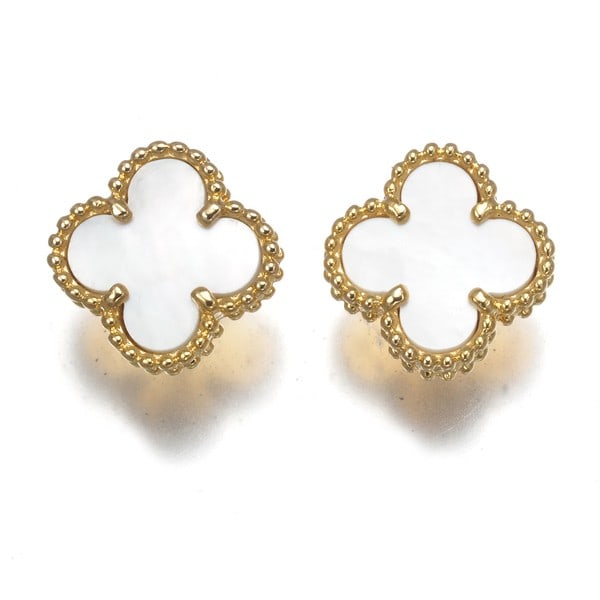 Yg Van Cleef & Arpels Earrings Mother Of Pearl Sweet Alhambra 18K: Yg Van Cleef & Arpels Earrings Mother Of Pearl Sweet Alhambra 18K This listing features Yg Van Cleef & Arpels Earrings Mother Of Pearl Sweet Alhambra 18K. Item specifics are provided below. Item