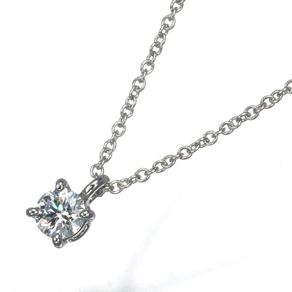 Platinum Tiffany&Co. Necklace Diamond 0.21Ct Solitaire 950: Platinum Tiffany&Co. Necklace Diamond 0.21Ct Solitaire 950 This listing features Platinum Tiffany&Co. Necklace Diamond 0.21Ct Solitaire 950. Item specifics are provided below. Item Specifics: Brand: