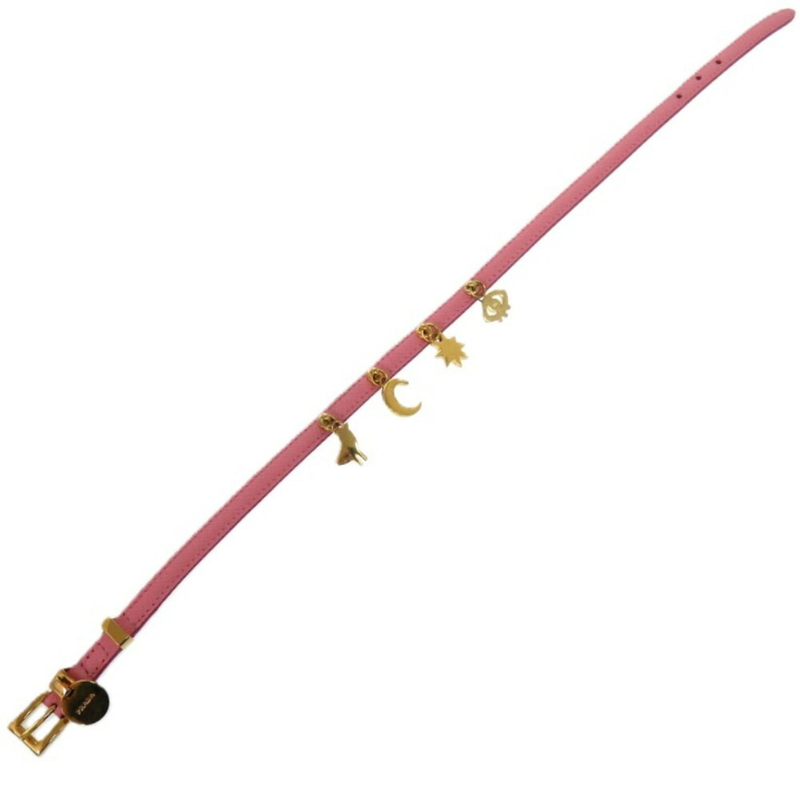 Leather Prada Charm Bracelet - 3