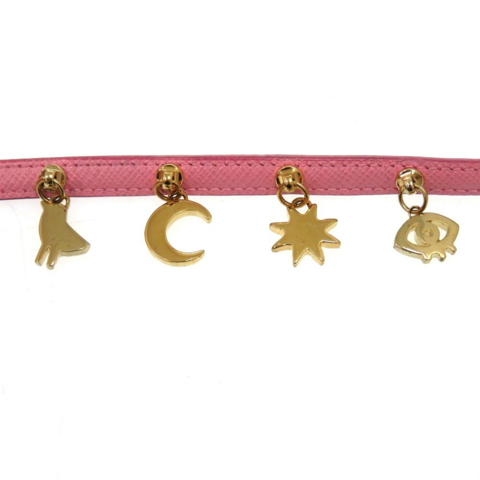 Leather Prada Charm Bracelet - 6