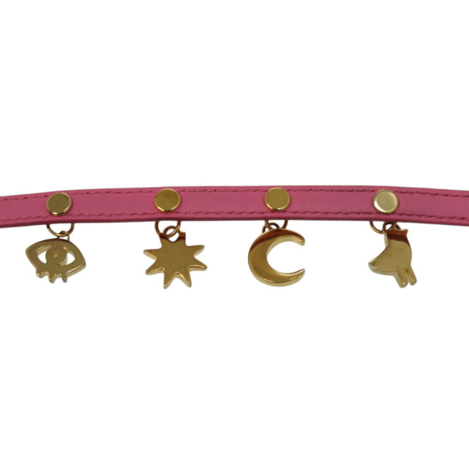 Leather Prada Charm Bracelet - 7
