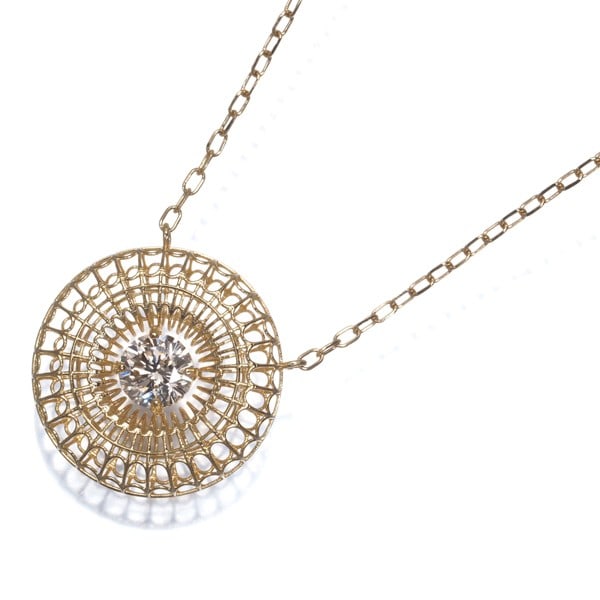 Gold Diamond 0.23Ct Solitaire Openwork Necklace 18K 750 Yellow: Gold Diamond 0.23Ct Solitaire Openwork Necklace 18K 750 Yellow This listing features Gold Diamond 0.23Ct Solitaire Openwork Necklace 18K 750 Yellow. Item specifics are provided below. Item