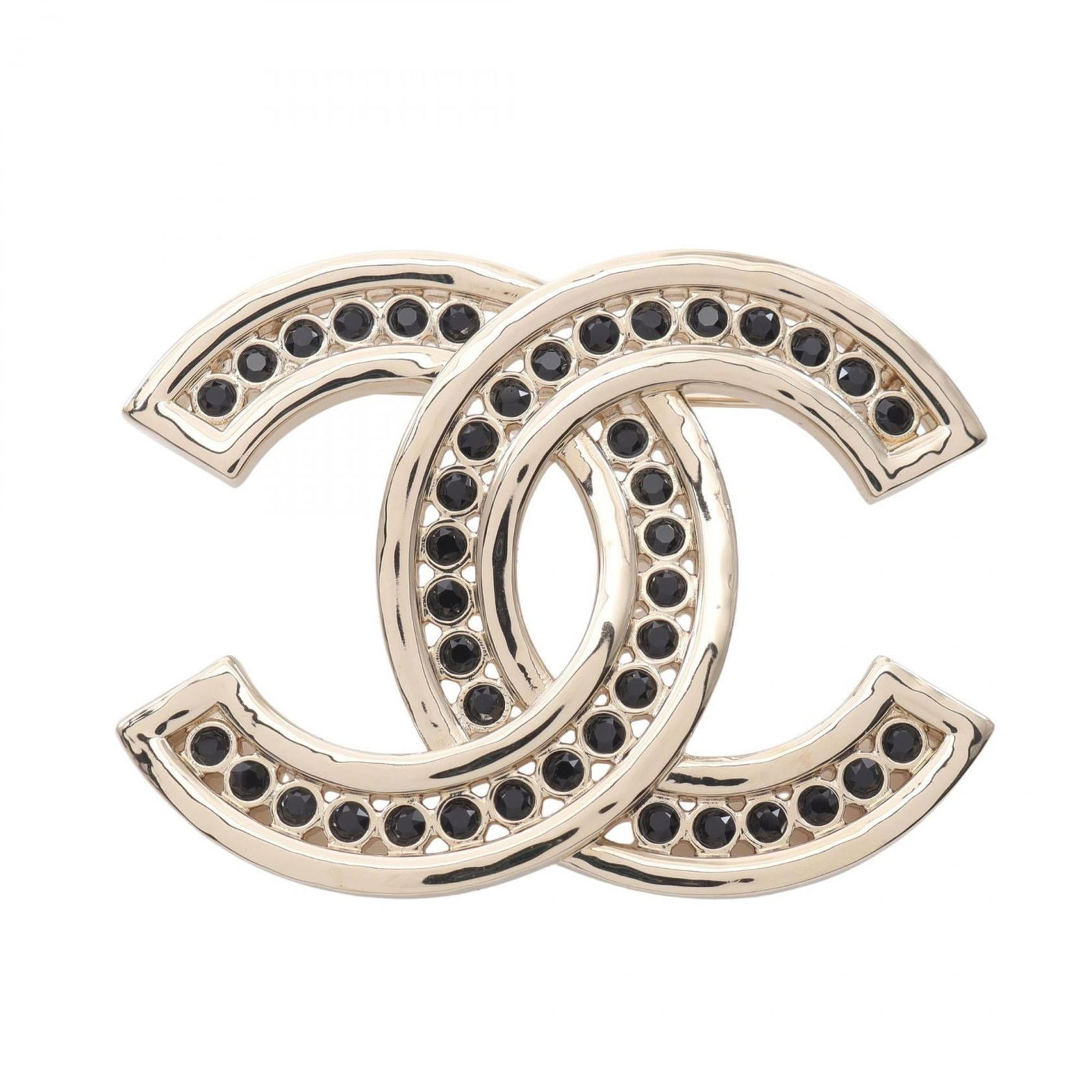 Rhinestone Chanel Brooch: Rhinestone Chanel Brooch This listing features Rhinestone Chanel Brooch. Item specifics are provided below. Item Specifics: Brand: Chanel Type: Brooch Gender: Women Material: Rhinestone Color: Black