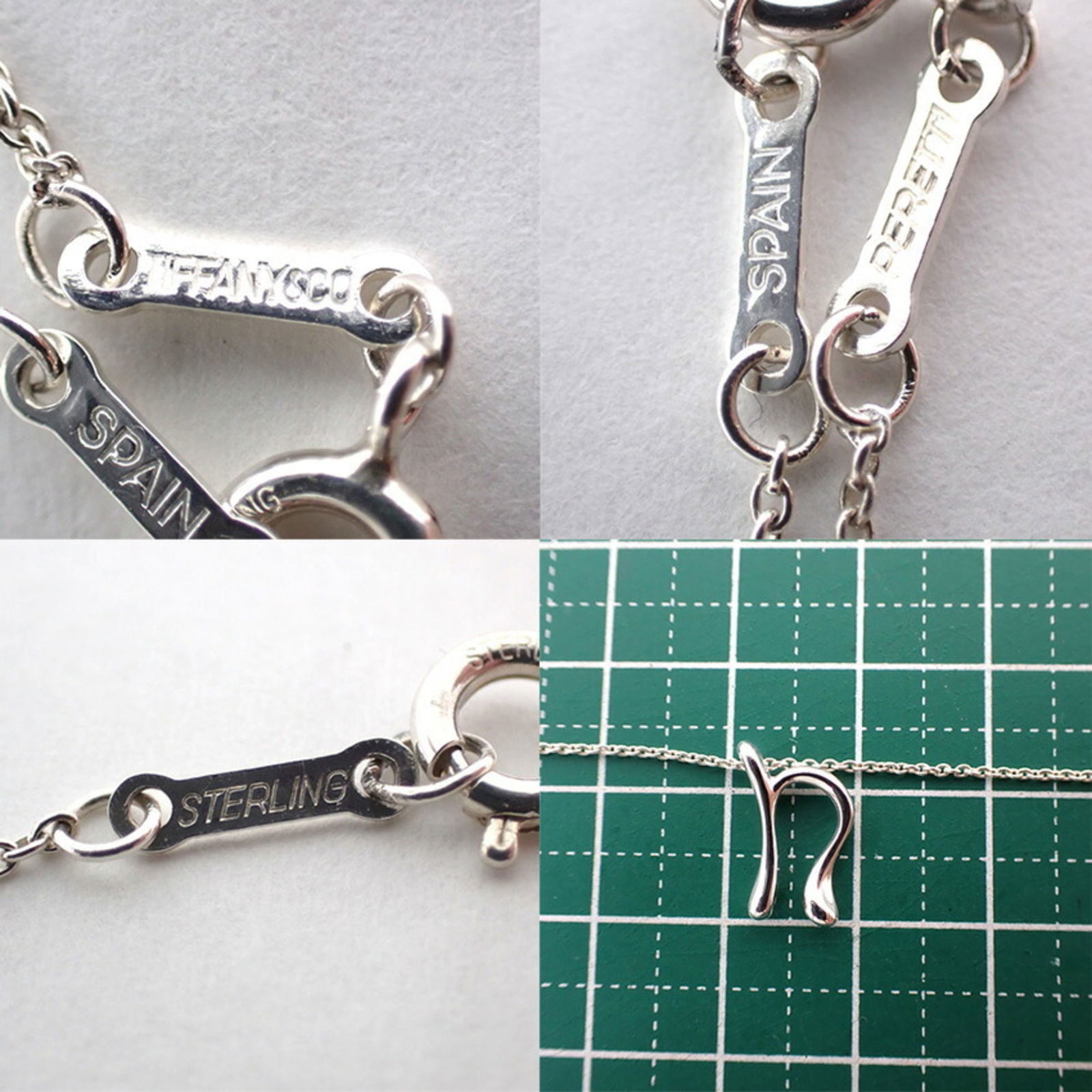 Pendant TIFFANY 925 Initial n - 10