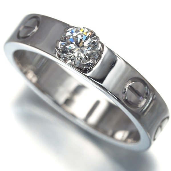 Wg Cartier Ring Diamond 0.24Ct F If 3Ex Mini Love Solitaire Eu47 18K: Wg Cartier Ring Diamond 0.24Ct F If 3Ex Mini Love Solitaire Eu47 18K This listing features Wg Cartier Ring Diamond 0.24Ct F If 3Ex Mini Love Solitaire Eu47 18K. Item specifics are provided below. Item