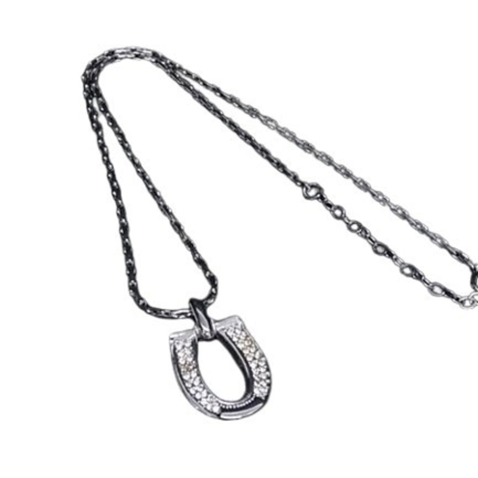 Silver Metal with Rhinestones for Women - Christian Dior Necklace: Silver Metal with Rhinestones for Women - Christian Dior Necklace This listing features Silver Metal with Rhinestones for Women - Christian Dior Necklace. Item specifics are provided below. Item Speci