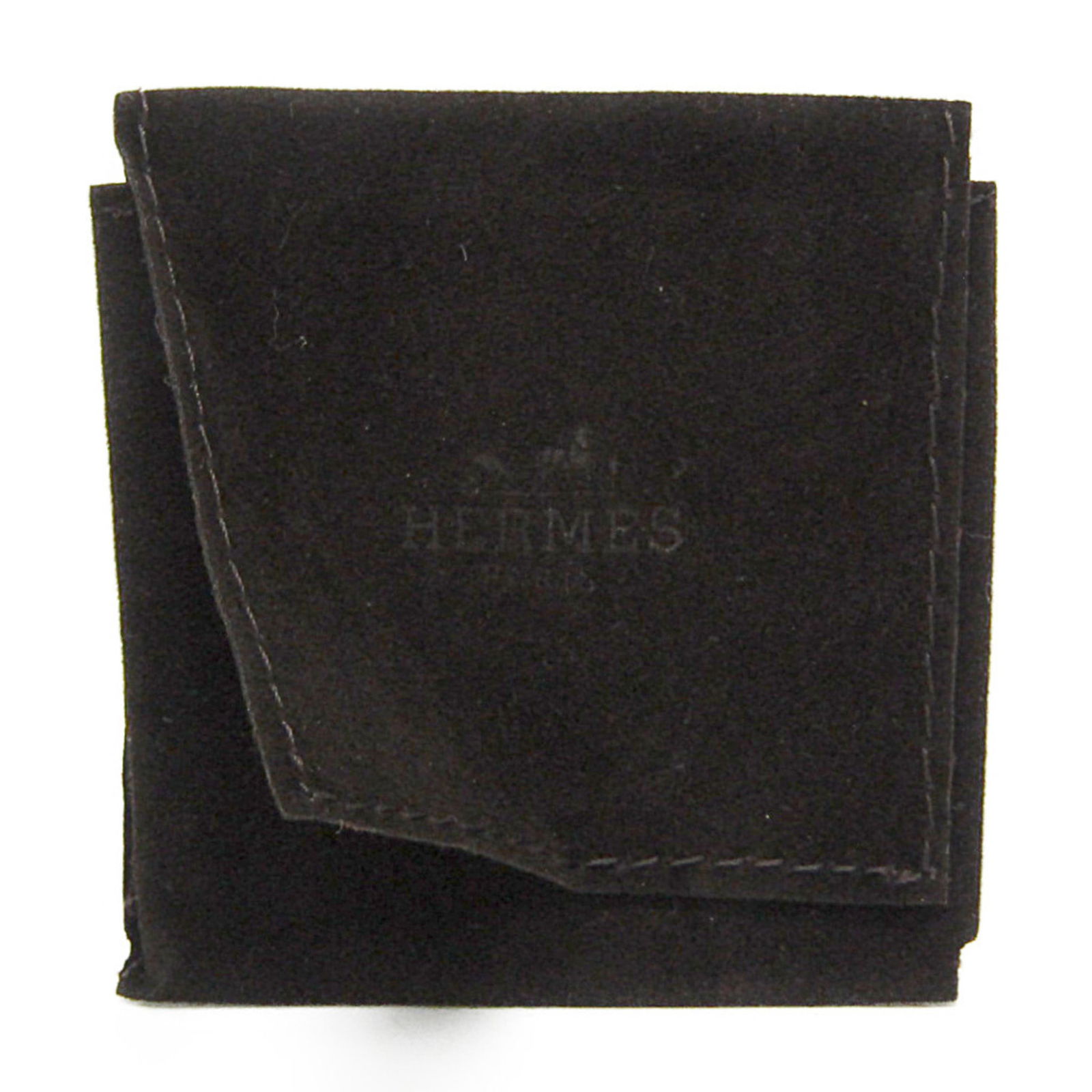 Silver Hermes Band Ring - 10