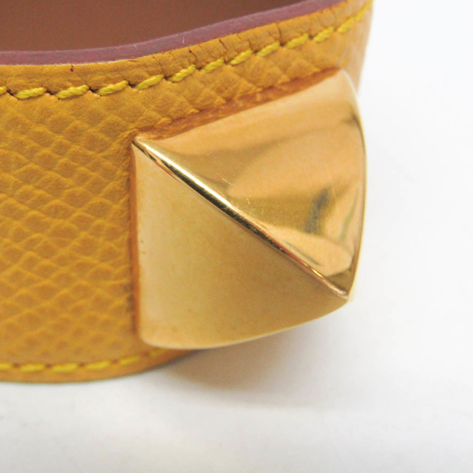 Leather Hermes Bangle Courchevel - 5