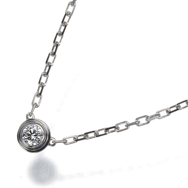 Gold Cartier Necklace Diamond D'Amour Sm 18K 750 White (1 of 4)
