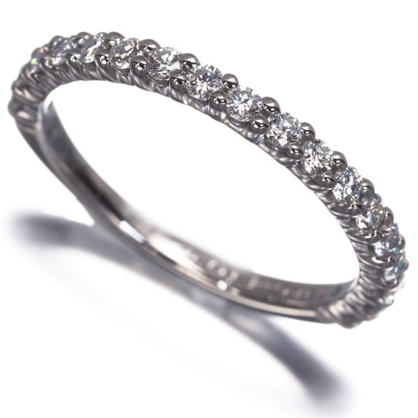 Platinum Vendome Ring Diamond 0.38Ct 18P Us4.75 950 (1 of 5)