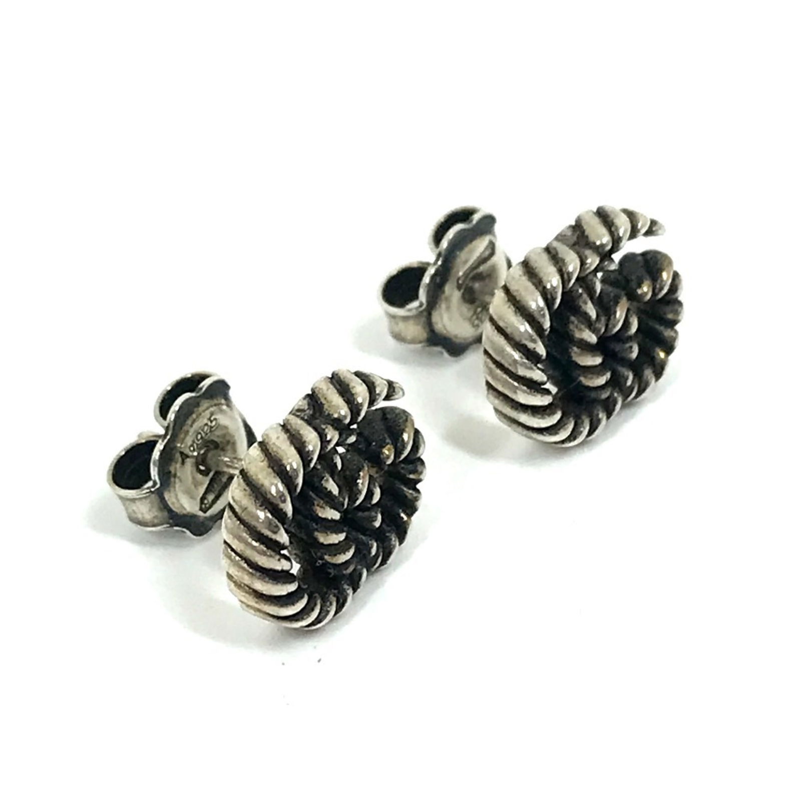 925 Gucci Stud Earrings Silver - 3