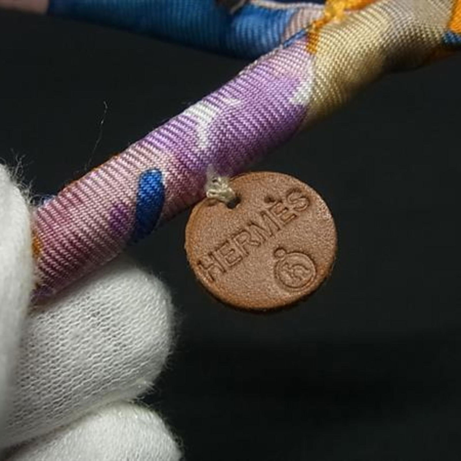 Silk Hermes Charm Bracelet - 3