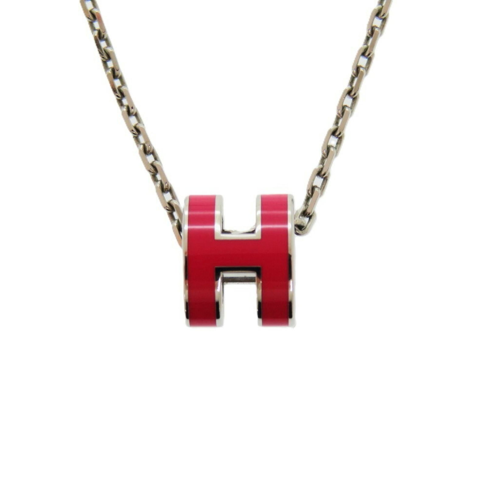 0713HERMES Like new Hermes Mini Pop H Metal Necklace: 0713HERMES Like new Hermes Mini Pop H Metal Necklace This listing features 0713HERMES Like new Hermes Mini Pop H Metal Necklace. Item specifics are provided below. Item Specifics: Brand: Hermes Neckla