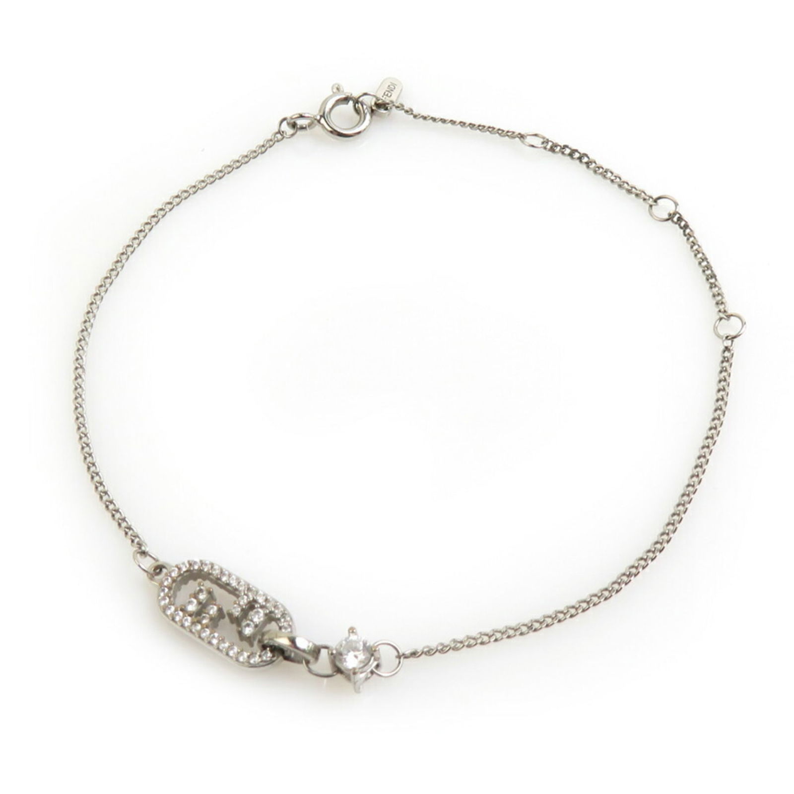 Metal Fendi Charm Bracelet (1 of 5)