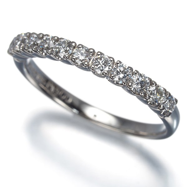 Platinum Vendome Ring Diamond 0.37Ct Us5 900 (1 of 5)