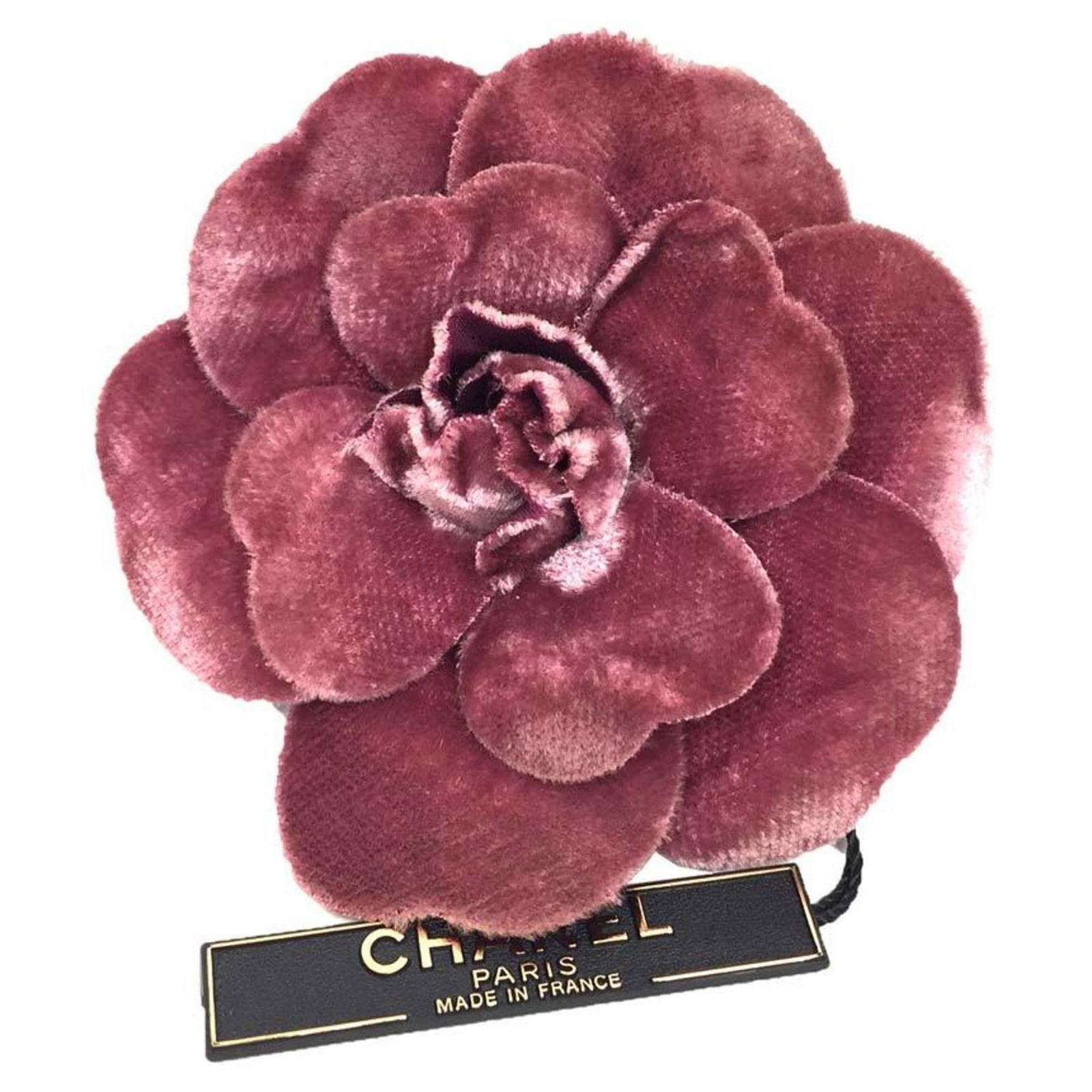 Velvet Chanel Corsage: Velvet Chanel Corsage This listing features Velvet Chanel Corsage. Item specifics are provided below. Item Specifics: Brand: Chanel Type: Corsage Gender: Women Material: Velvet Color: Pink Condition: