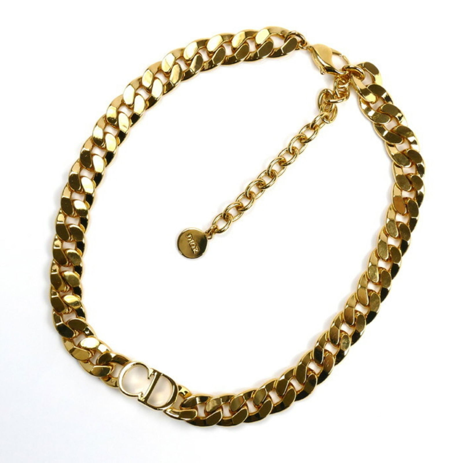 Women's Christian Dior Metal Danseuse Etoile Choker Necklace N0519DSEMT D300 37-44cm (1 of 6)