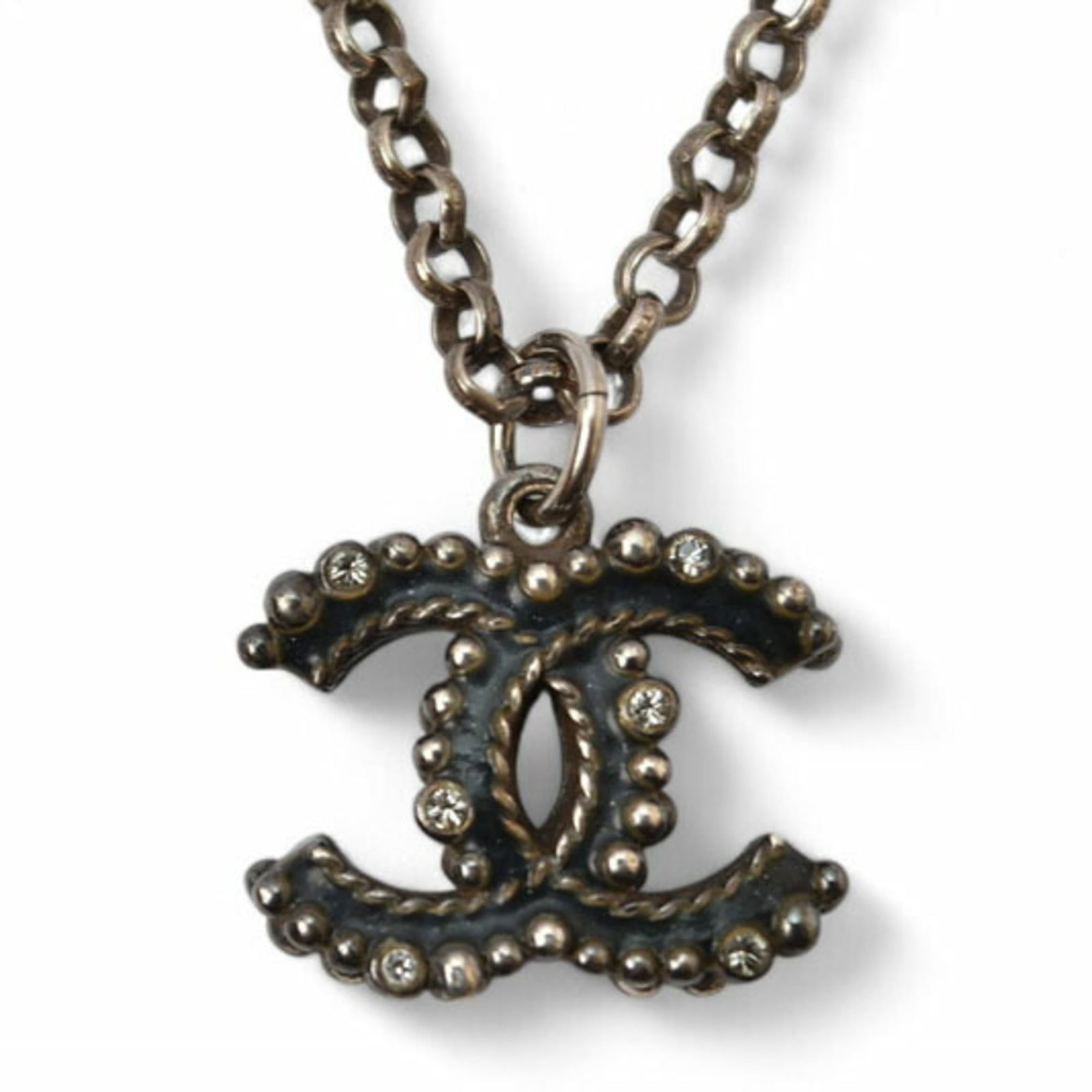 Women's Chanel Necklace Pendant CHANEL Coco CC Rhinestone Silver 17 Men's: Women's Chanel Necklace Pendant CHANEL Coco CC Rhinestone Silver 17 Men's This listing features Women's Chanel Necklace Pendant CHANEL Coco CC Rhinestone Silver 17 Men's. Item specifics are provided