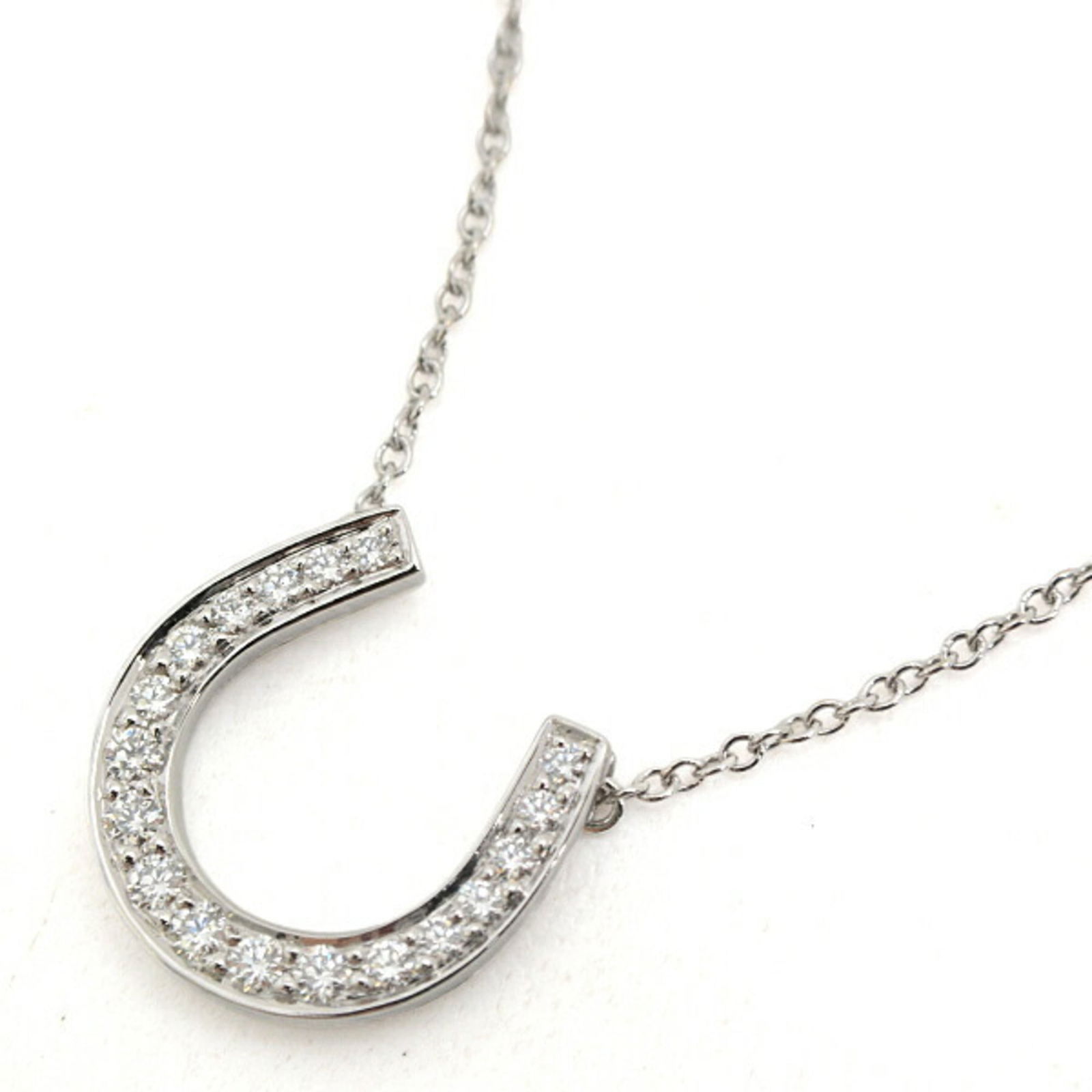 TIFFANY PT950 Platinum - Tiffany Necklace for Women - Horseshoe Diamond Necklace: TIFFANY PT950 Platinum - Tiffany Necklace for Women - Horseshoe Diamond Necklace This listing features TIFFANY PT950 Platinum - Tiffany Necklace for Women - Horseshoe Diamond Necklace. Item specifics