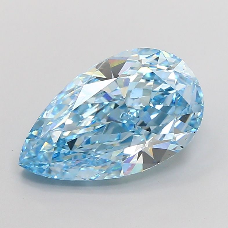Loose Lab Diamond - IGI Pear 4.55ct Fancy Vivid Blue VVS2: Loose Lab Diamond - IGI Pear 4.55ct Fancy Vivid Blue VVS2 This listing features Loose Lab Diamond - IGI Pear 4.55ct Fancy Vivid Blue VVS2. Item specifics are provided below. Item Specifics: Source: