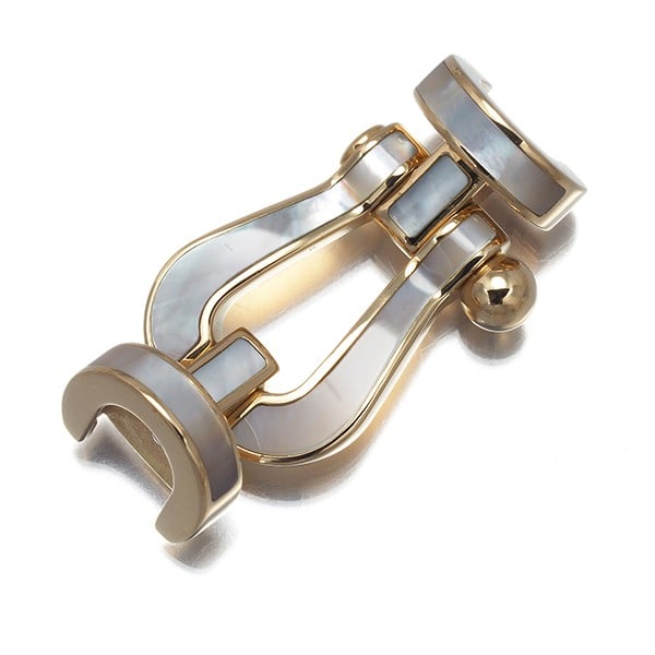 Gold Fred Buckle For Bracelet Mother Of Pearl Force 10 Lm 18K 750 Yellow: Gold Fred Buckle For Bracelet Mother Of Pearl Force 10 Lm 18K 750 Yellow This listing features Gold Fred Buckle For Bracelet Mother Of Pearl Force 10 Lm 18K 750 Yellow. Item specifics are provided bel