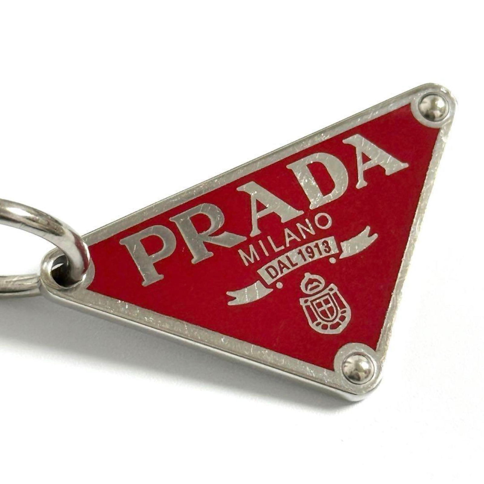 925 Prada Drop Earrings Silver - 6
