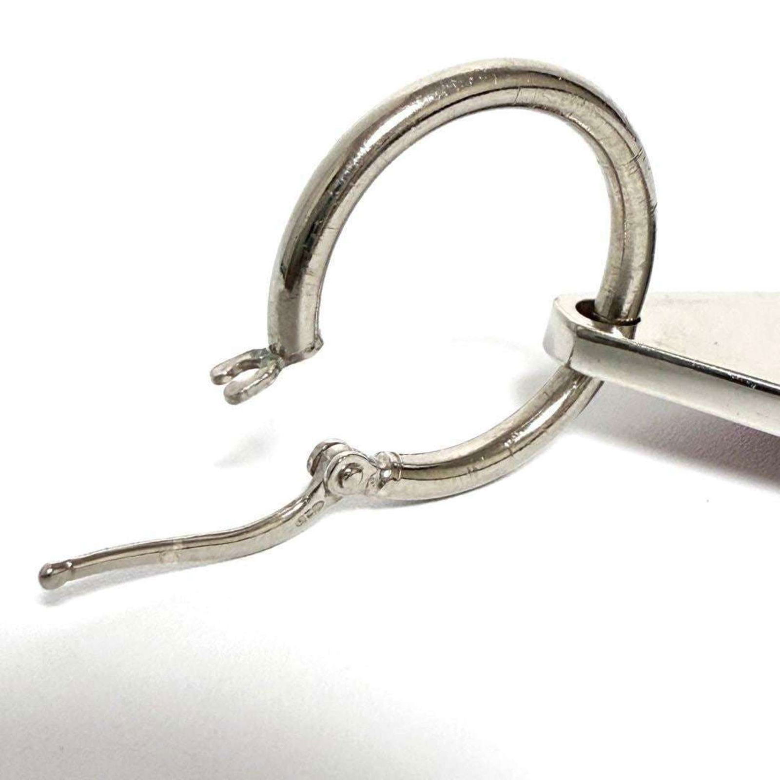 925 Prada Drop Earrings Silver - 7