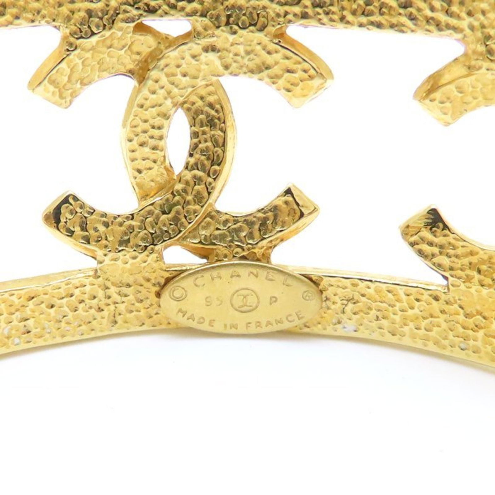 Plating Chanel Bangle Gold - 4