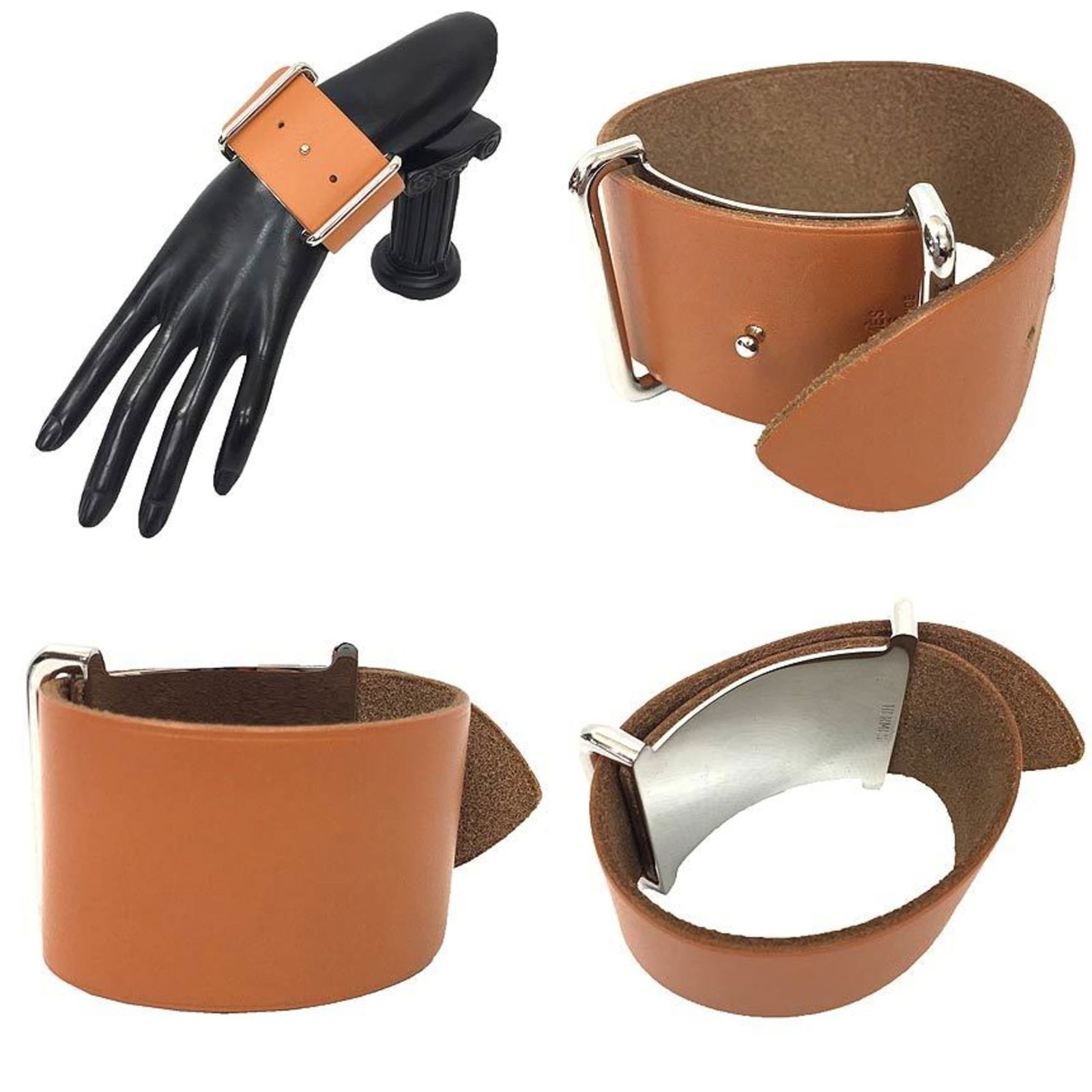 Leather Hermes Charm Bracelet - 2