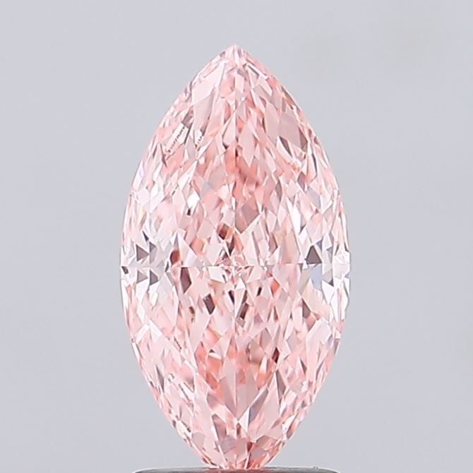 Loose Lab Diamond - IGI Marquise 2.08ct Fancy Vivid Pink VVS2 (1 of 1)