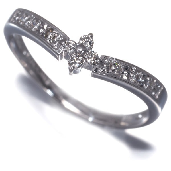 Gold Vendome Ring Diamond Us5 18K 750 White (1 of 5)