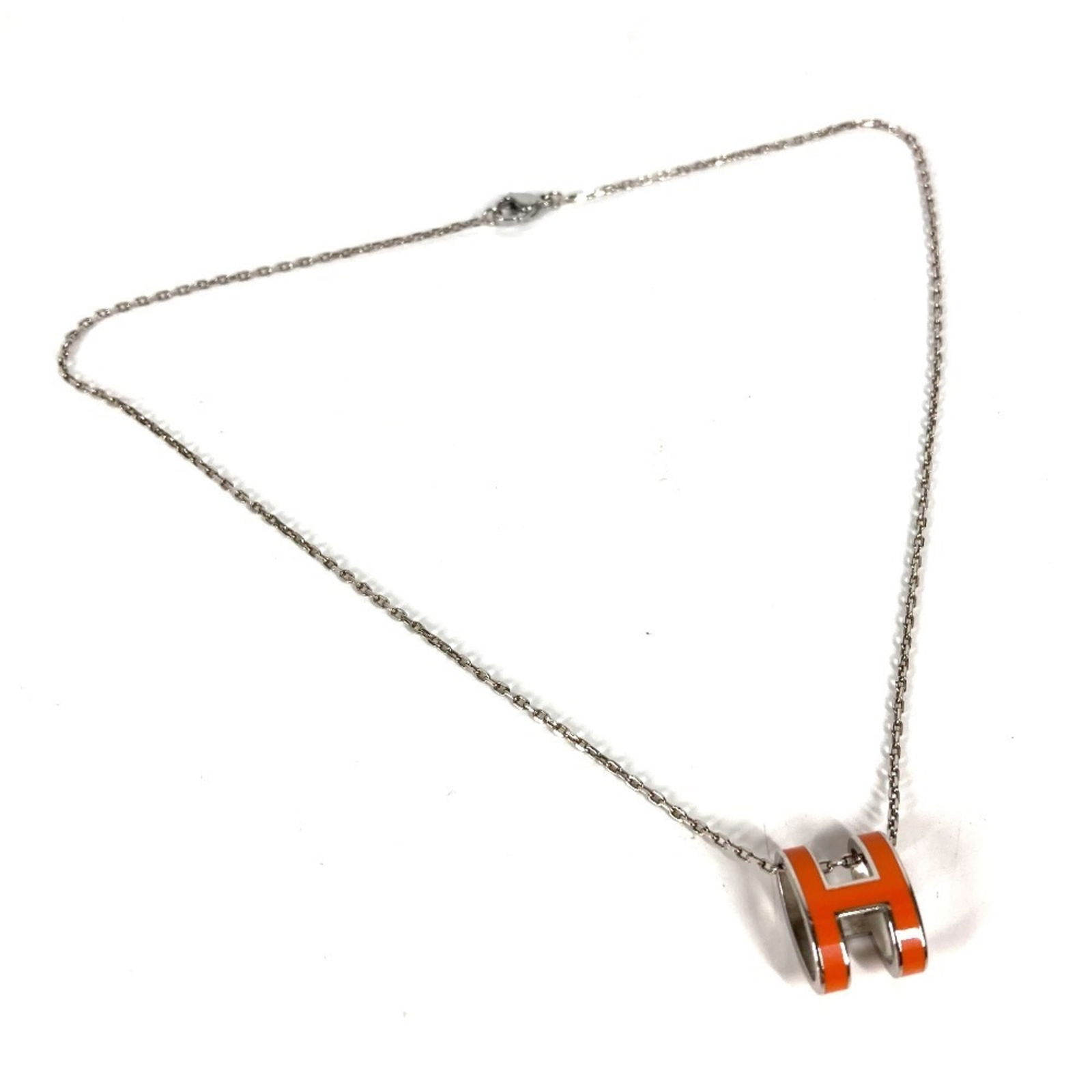 Orange HERMES Accessories Pop H Chain Logo Necklace Metal Women's: Orange HERMES Accessories Pop H Chain Logo Necklace Metal Women's This listing features Orange HERMES Accessories Pop H Chain Logo Necklace Metal Women's. Item specifics are provided below. Item