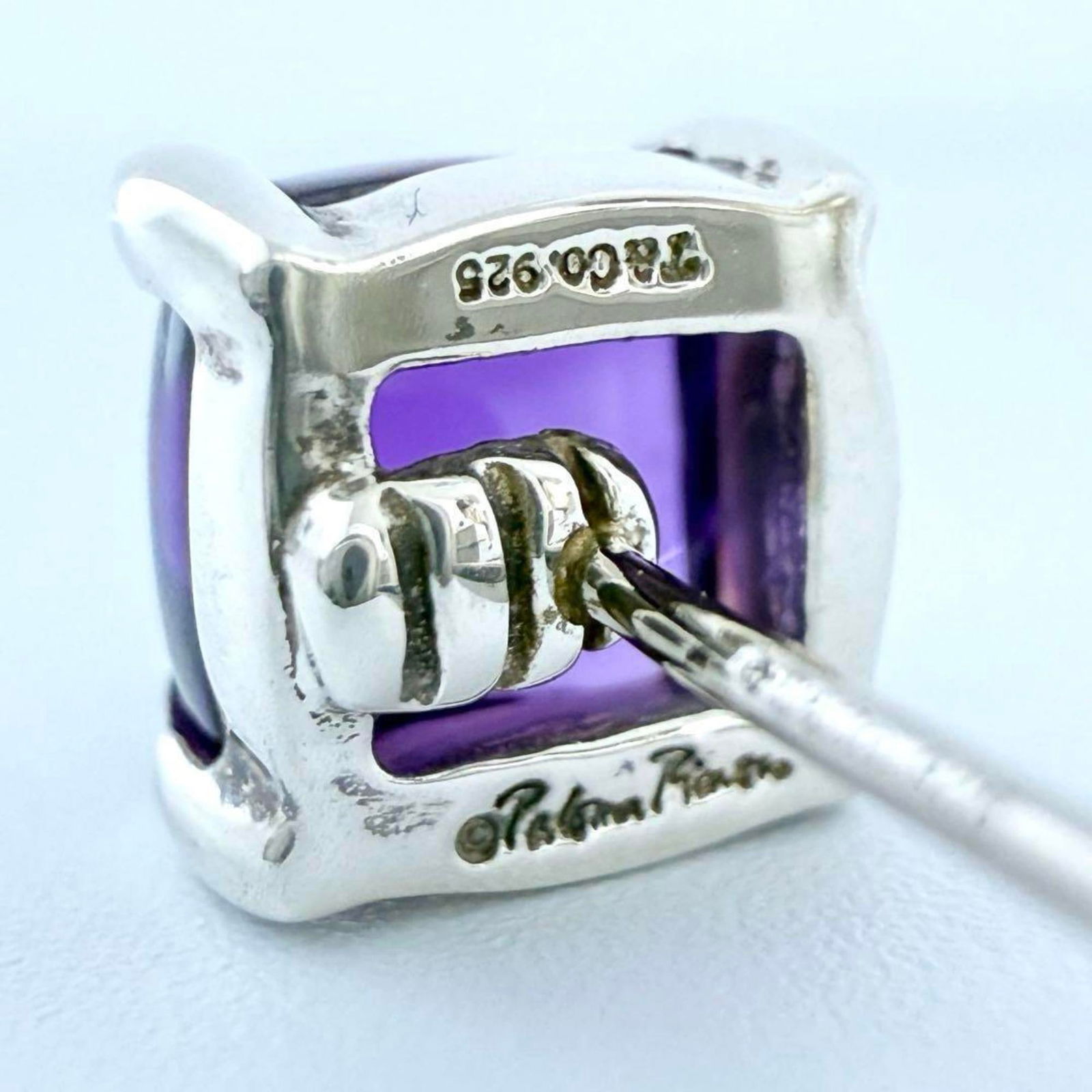 925 Tiffany Stud Earrings Silver - 8