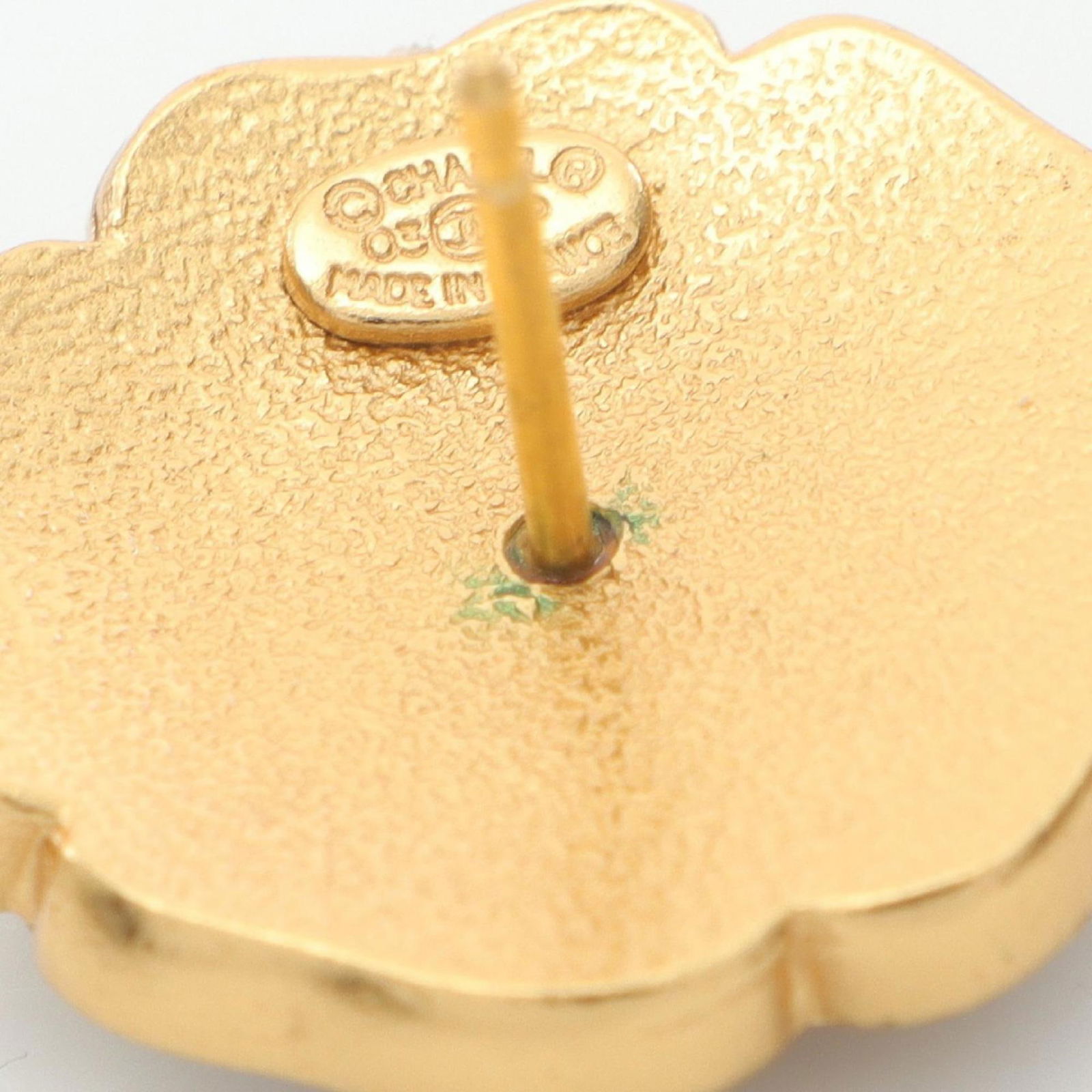 Plating Chanel Stud Earrings Gold - 6