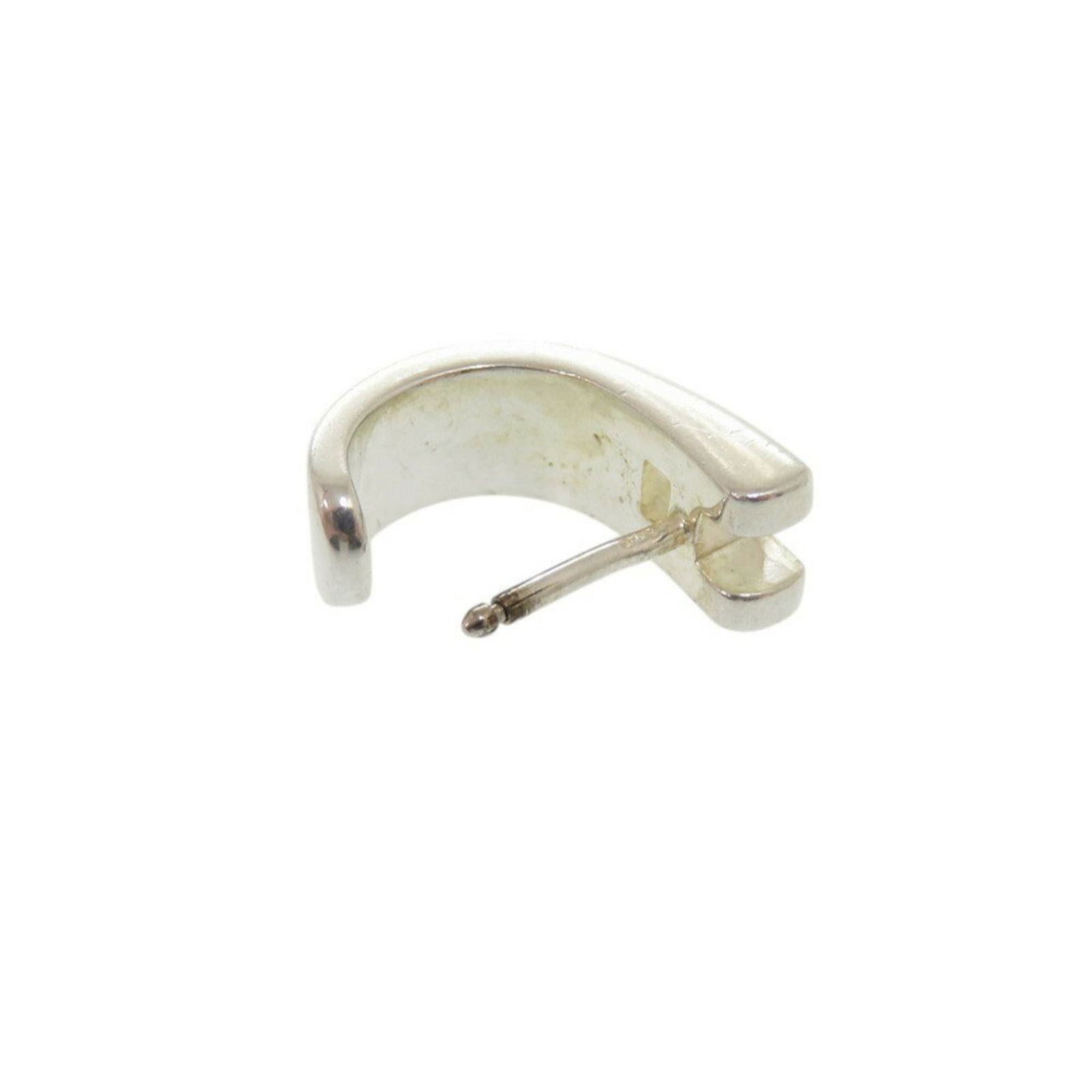 925 Hermes Stud Earrings Silver - 9