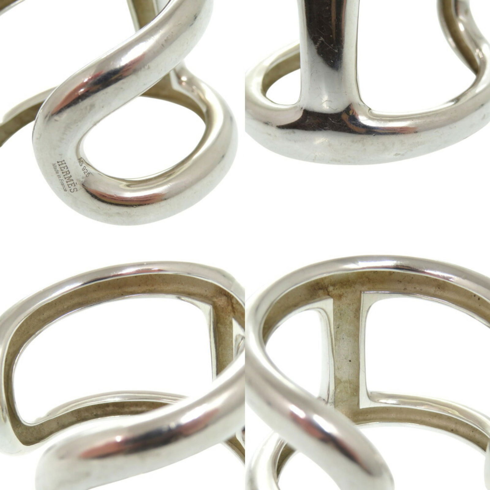 925 Hermes Bangle Silver - 10