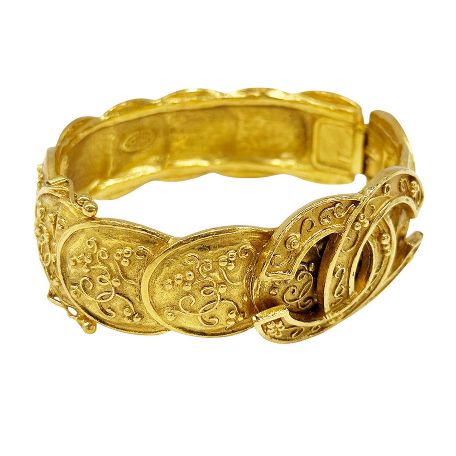 Plating Chanel Bangle Gold - 3