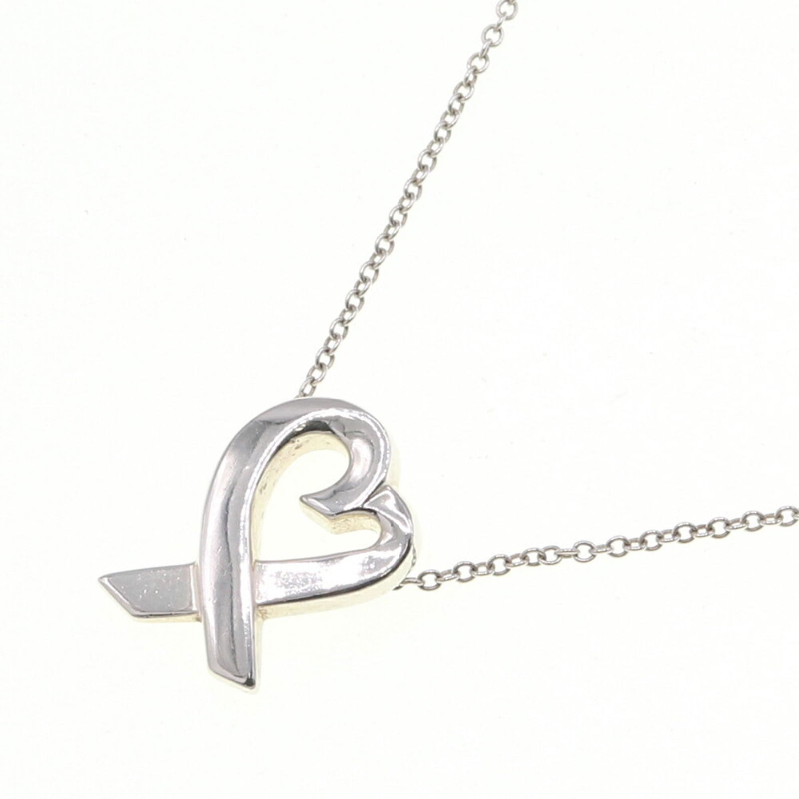 CO Tiffany Necklace Paloma Picasso Loving Heart SV Sterling Silver 925 Pendant Choker Women's: CO Tiffany Necklace Paloma Picasso Loving Heart SV Sterling Silver 925 Pendant Choker Women's TIFFANY & This listing features CO Tiffany Necklace Paloma Picasso Loving Heart SV Sterling Silver 925