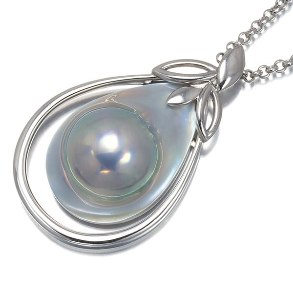 Silver Tasaki Necklace Mabe Pearl Leaf Long 925 Sterling: Silver Tasaki Necklace Mabe Pearl Leaf Long 925 Sterling This listing features Silver Tasaki Necklace Mabe Pearl Leaf Long 925 Sterling. Item specifics are provided below. Item Specifics: Country Of