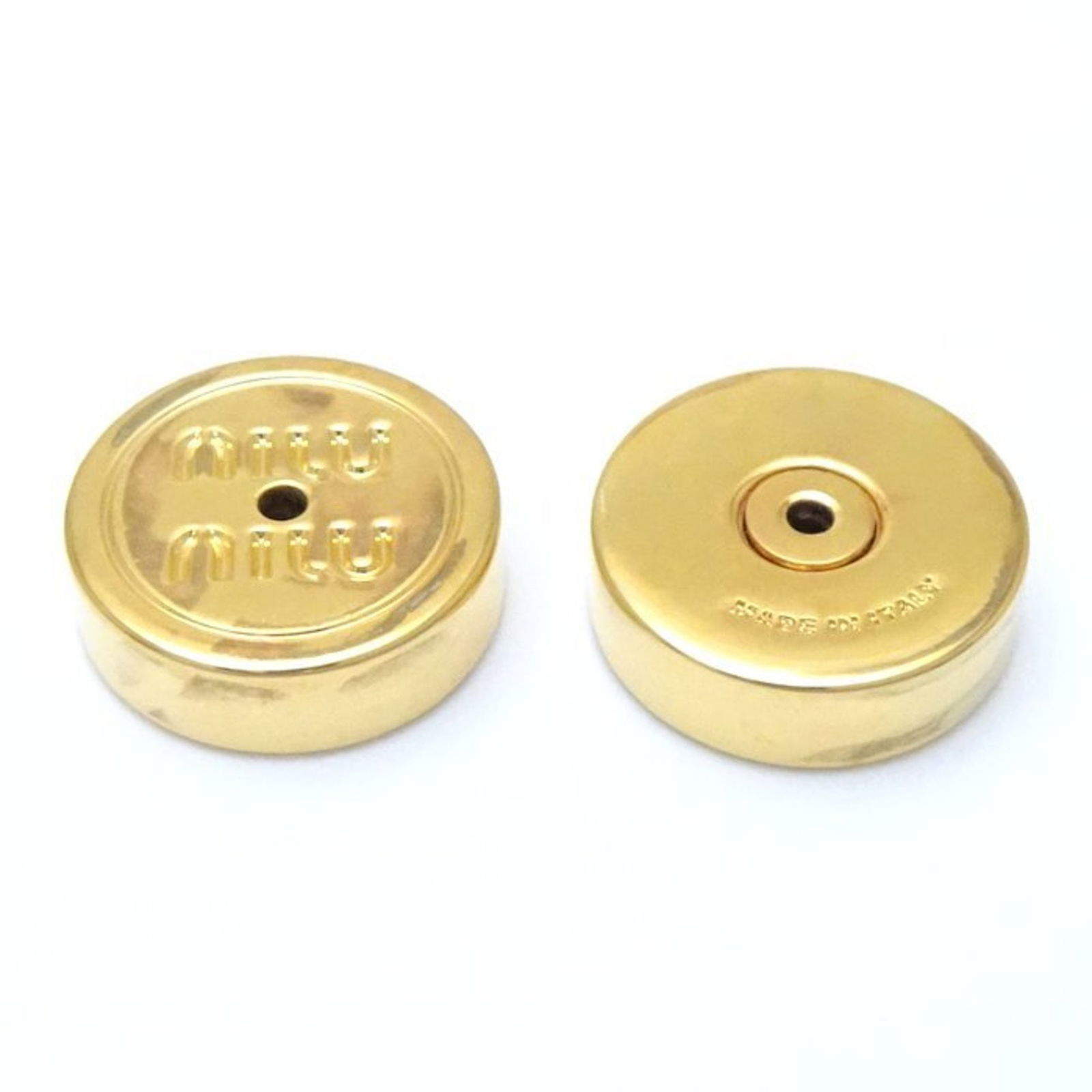 Plating Miu Stud Earrings Gold - 4