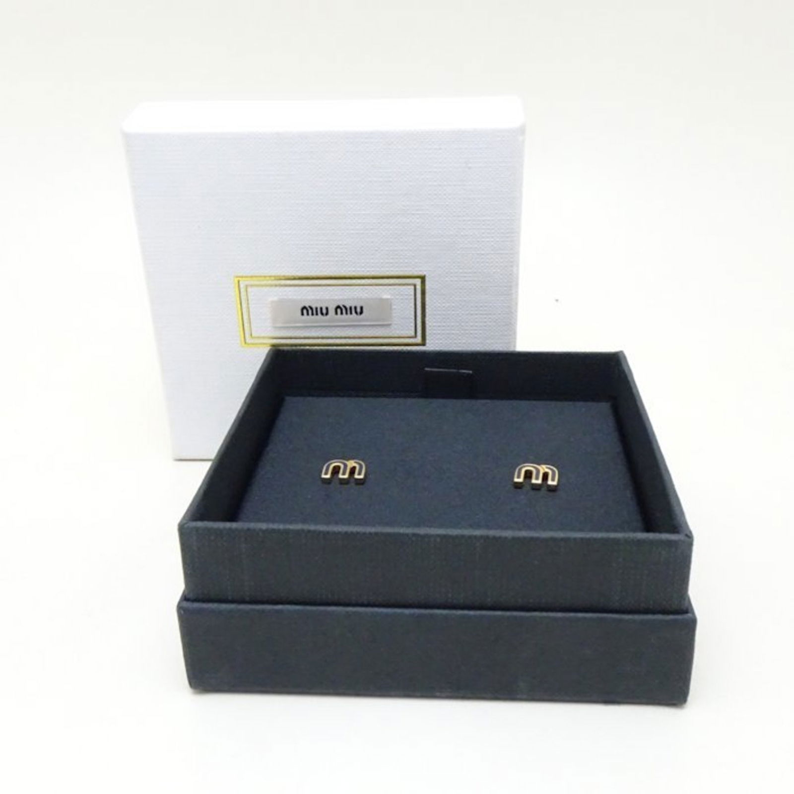 Plating Miu Stud Earrings Gold - 6