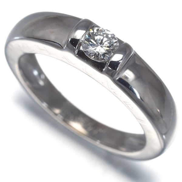 Gold Chaumet Ring Diamond 0.2Ct Gioia Us6 18K 750 White (1 of 6)