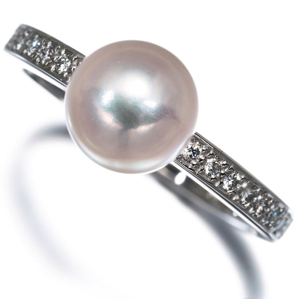 Platinum Mikimoto Ring Akoya Pearl 7.5Mm Diamond Us5.75-6 950: Platinum Mikimoto Ring Akoya Pearl 7.5Mm Diamond Us5.75-6 950 This listing features Platinum Mikimoto Ring Akoya Pearl 7.5Mm Diamond Us5.75-6 950. Item specifics are provided below. Item Specifics:
