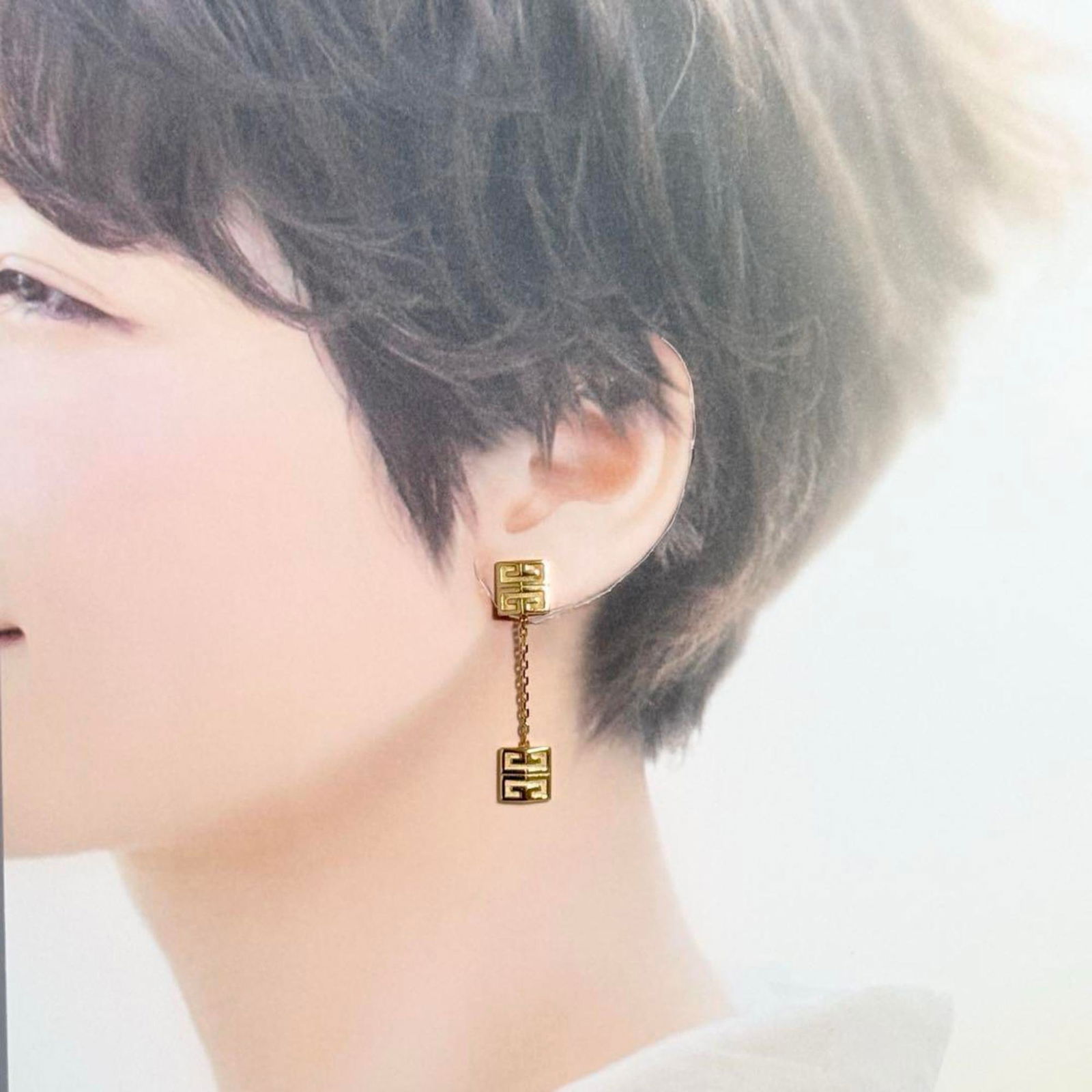 Metal Givenchy Stud Earrings - 10