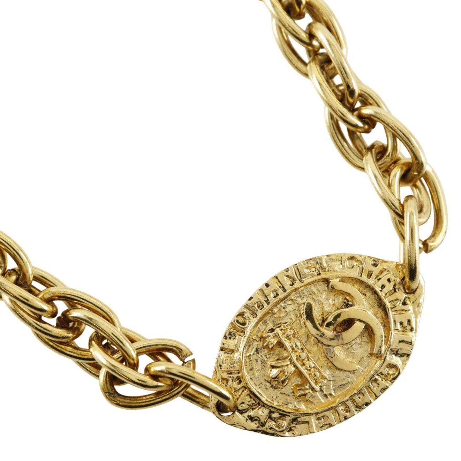 Women's - Chanel Coco Mark Necklace - Long - Gold Plated - Approx. 148g - COCO Mark (1 of 4)