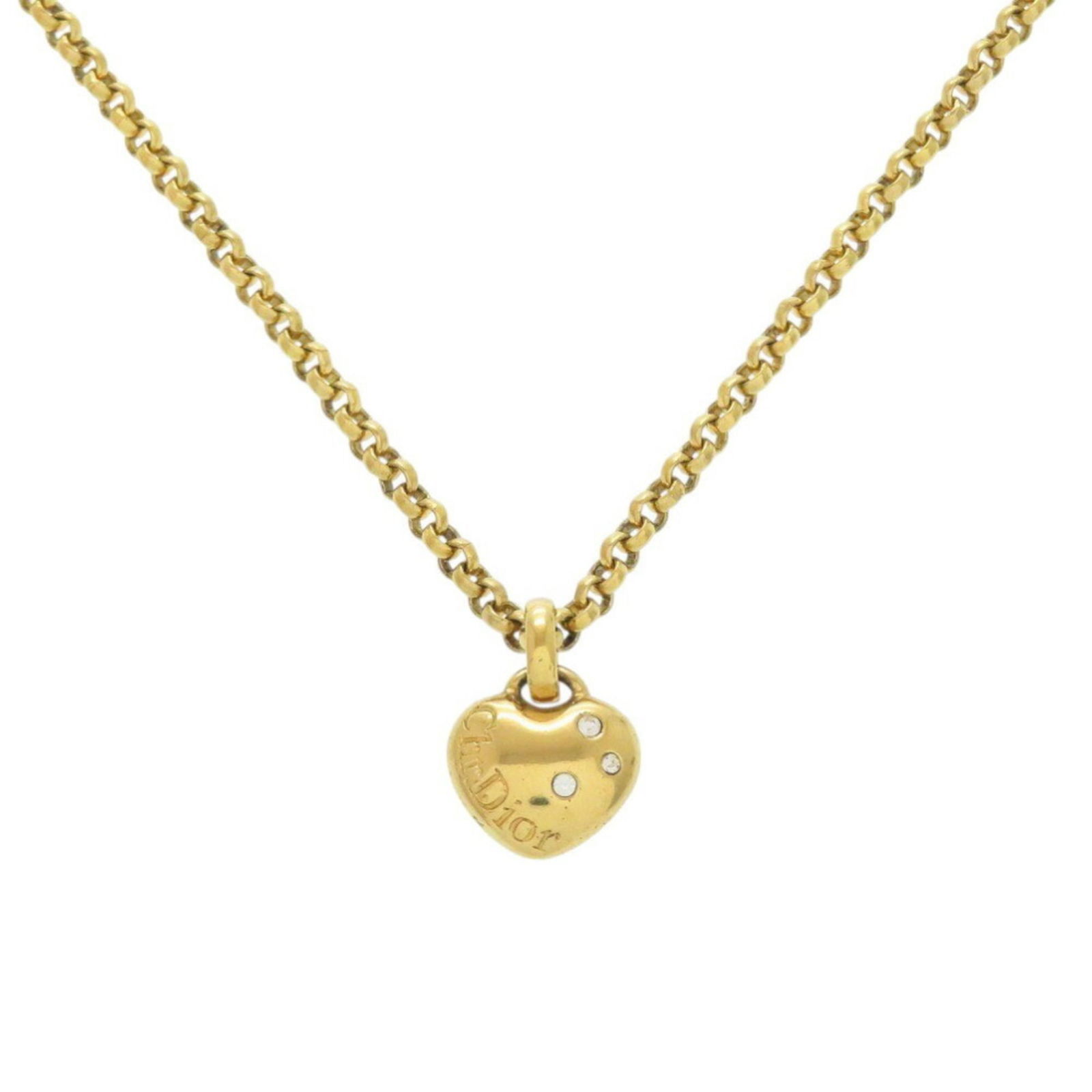 0654Dior Christian Dior Heart Metal Gold Necklace: 0654Dior Christian Dior Heart Metal Gold Necklace This listing features 0654Dior Christian Dior Heart Metal Gold Necklace. Item specifics are provided below. Item Specifics: Brand: Christian Dior Neck